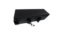 Black amorge battery box for crazy carts with hardware. 