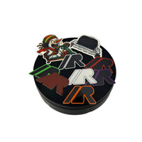 Crazy cart stickers on a white background