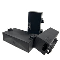 Multiple crazy cart battery cases and boxes. 