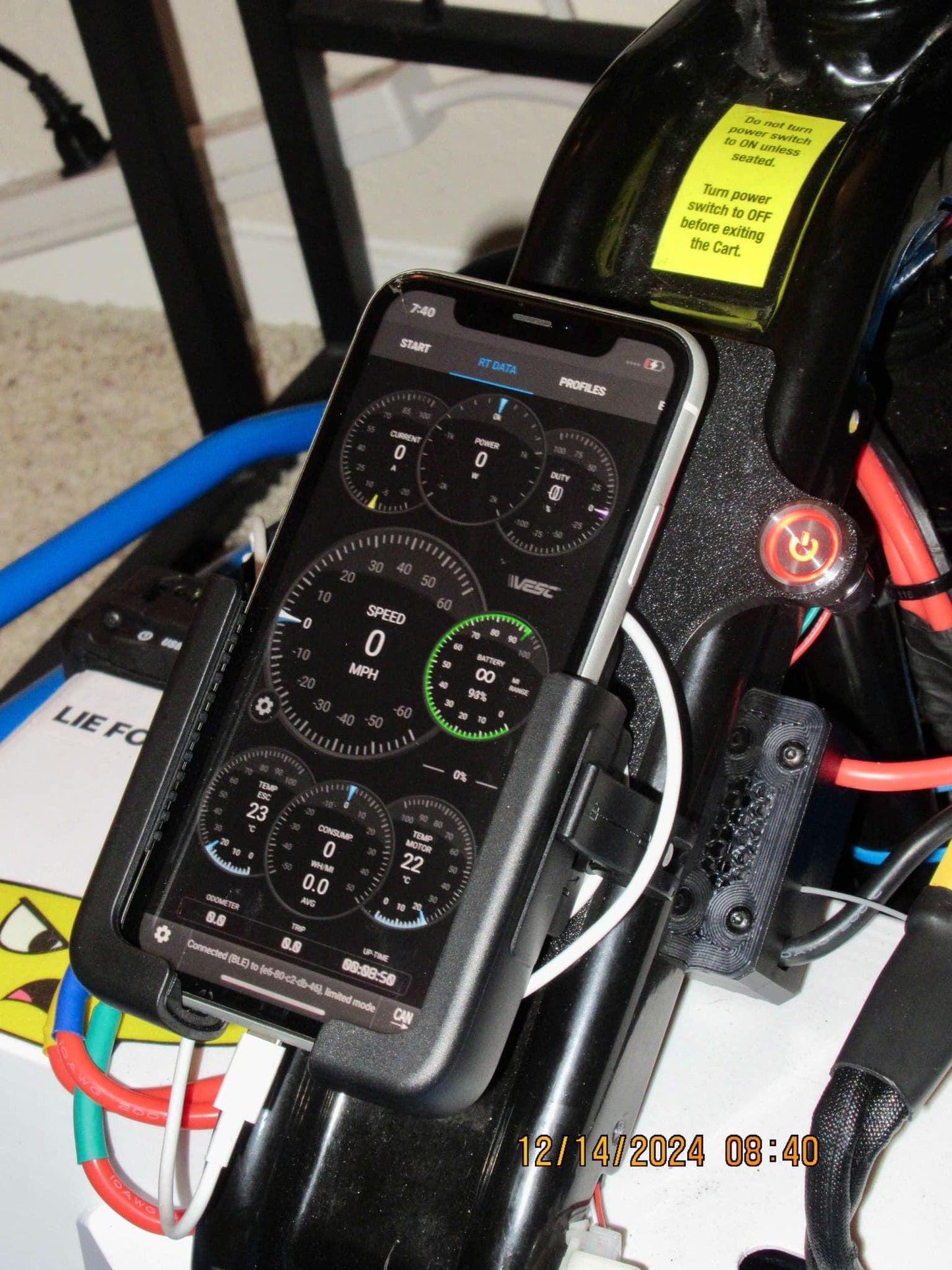 Crazy Cart phone mount